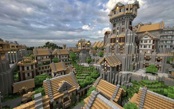 Ma ville bloc par bloc - reconstruire sa ville avec Minecraft ou Minetest medeival-kingdom-1 6213654 lrg 6725728 lrg.jpg