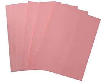 Pqt. 10 feuilles de papier buvard - rose